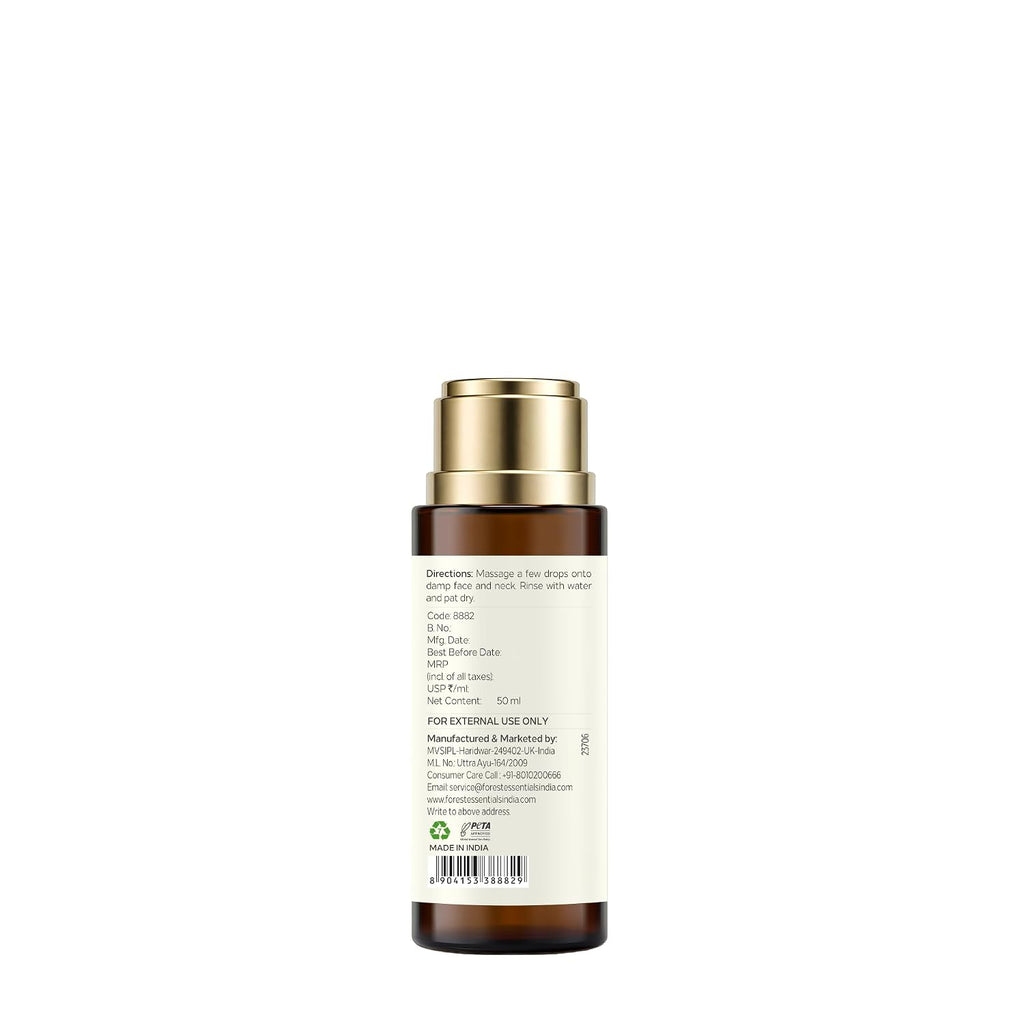 Forest Essentials Ayurvedic Purifying Face Wash with Saffron & Neem | For Normal to Oily Skin | Sulphate Free