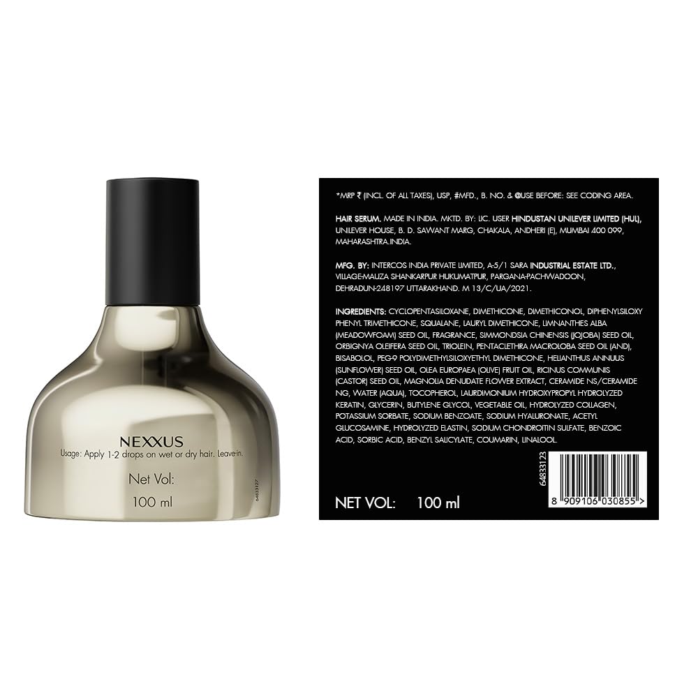 Nexxus Promend Resurrection Hair Oil-In-Serum 100ml | 11 X Strength | 72H Smoothness | Crafted with Precious Magnolia Essence