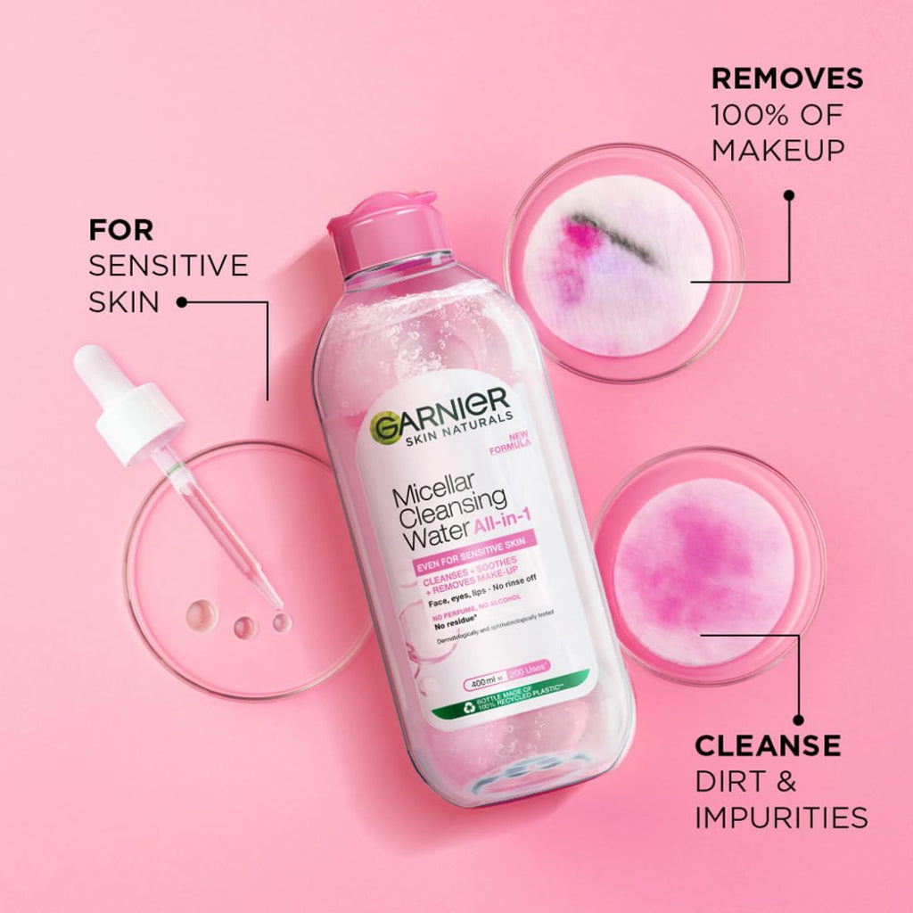 Garnier Micellar Cleaning Water, Hydrating & Soothing, 400ml