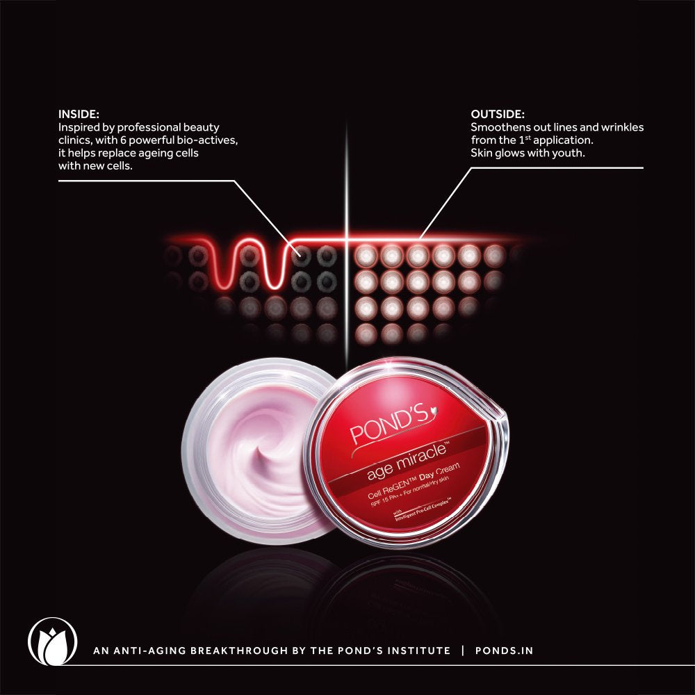 POND'S Age Miracle Wrinkle Corrector Spf 18 Pa++ Anti Aging Day Cream, 50 g