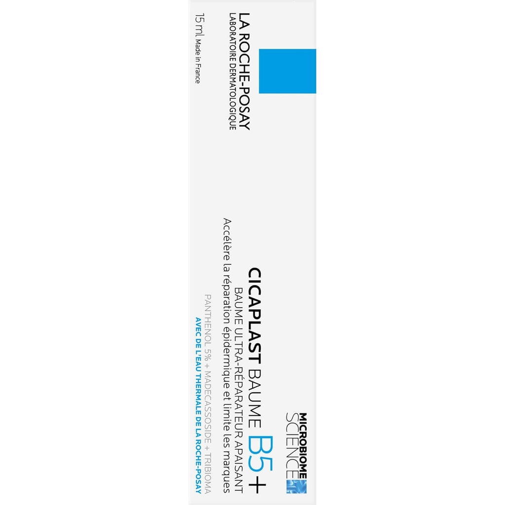 La Roche-Posay Cicaplast Baume B5+ Repair Moisturizer Balm | Hydating Multi-Purpose Soothing Cream for Dry, Sensitive & Damaged Skin, Fragrance Free 15 ml