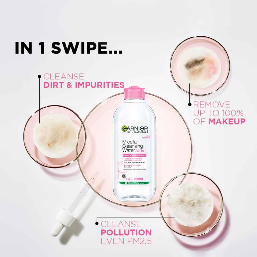 Garnier Micellar Cleaning Water, Hydrating & Soothing, 400ml