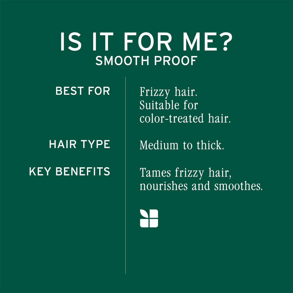 Biolage Smooth Proof 6-in-1 Hair Serum for Deep Smoothening and Frizzy Hair with Avocado and Grape Seed Oil for 72HR Frizz Control for Women and Men Vegan and Cruelty-Free​