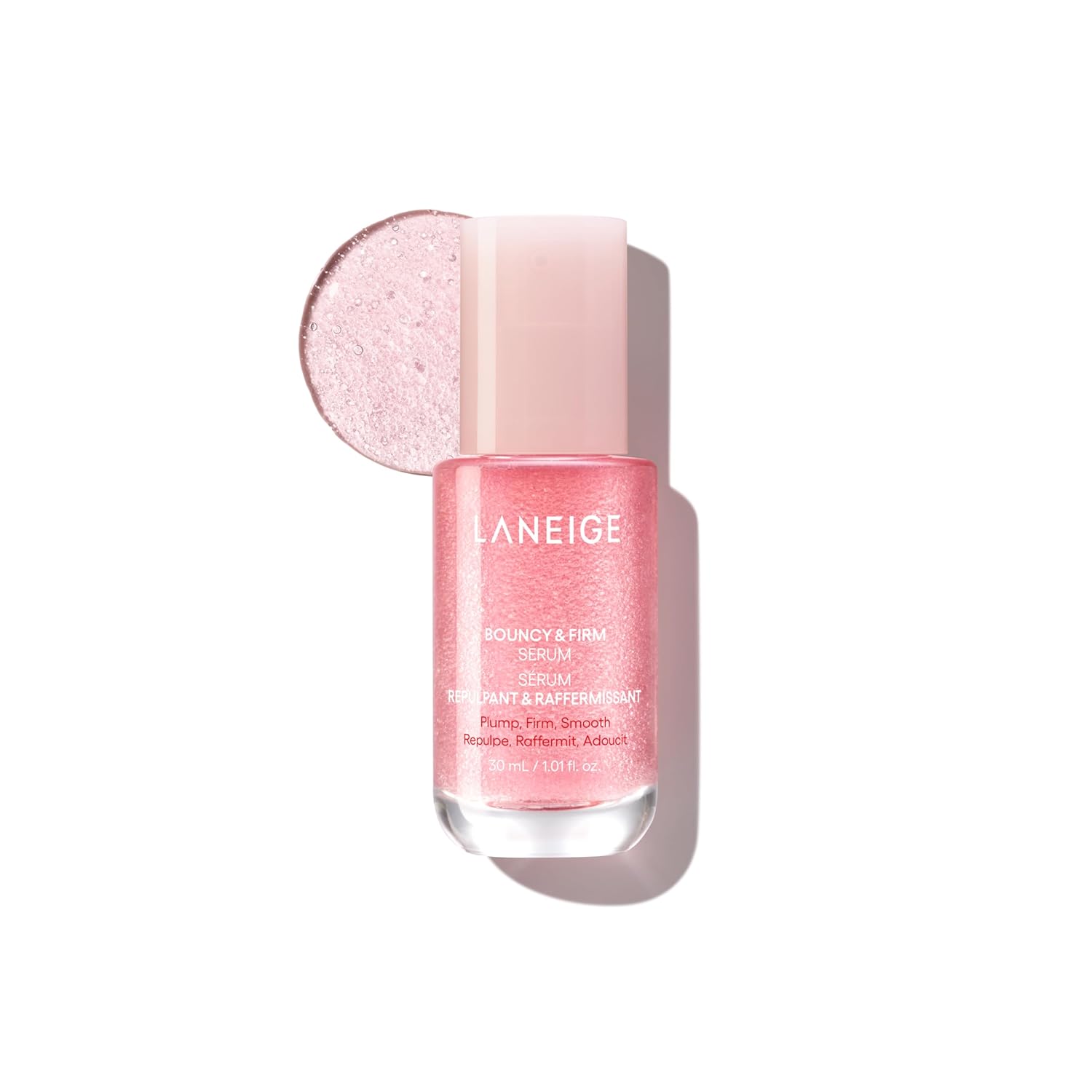 Laneige Bouncy & Firm Radiance Boosting Serum with Peony & Collagen and Peptides for Hydrated and Firm Skin | Instant Glow