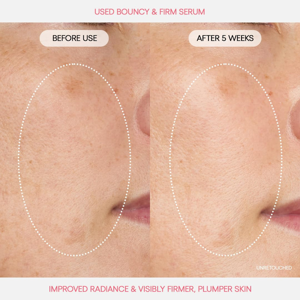 Laneige Bouncy & Firm Radiance Boosting Serum with Peony & Collagen and Peptides for Hydrated and Firm Skin | Instant Glow