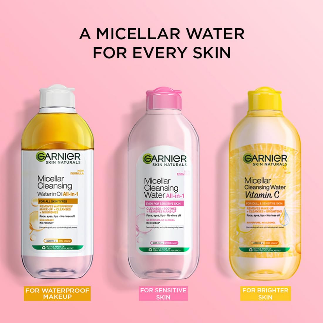 Garnier Micellar Cleaning Water, Hydrating & Soothing, 400ml