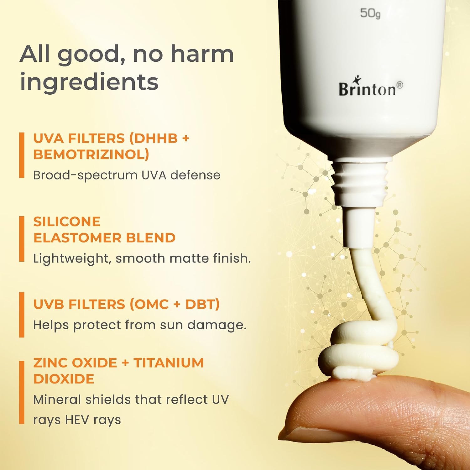 UV Doux Silicone Sunscreen Gel SPF 50 PA+++|India’s No.1 Dermatologist Recommended Brand|Invitro,In-Vivo Tested|UVA/UVB Protection, Benzene Free|No White Cast |Oily & Acne-Prone Skin |50 g