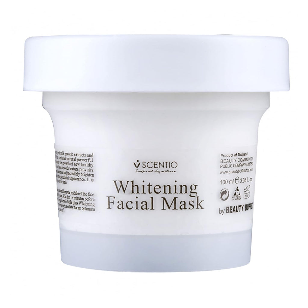 Scentio Milk Plus Organic Whitening Facial Mask 100 ML (Made In Thailand)