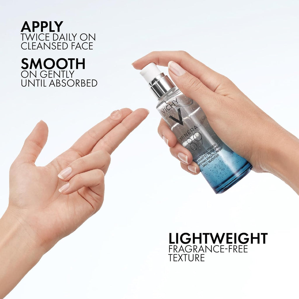 Vichy Minéral 89 Daily Skin Booster Serum and Moisturizer, 1.01 Fl. Oz