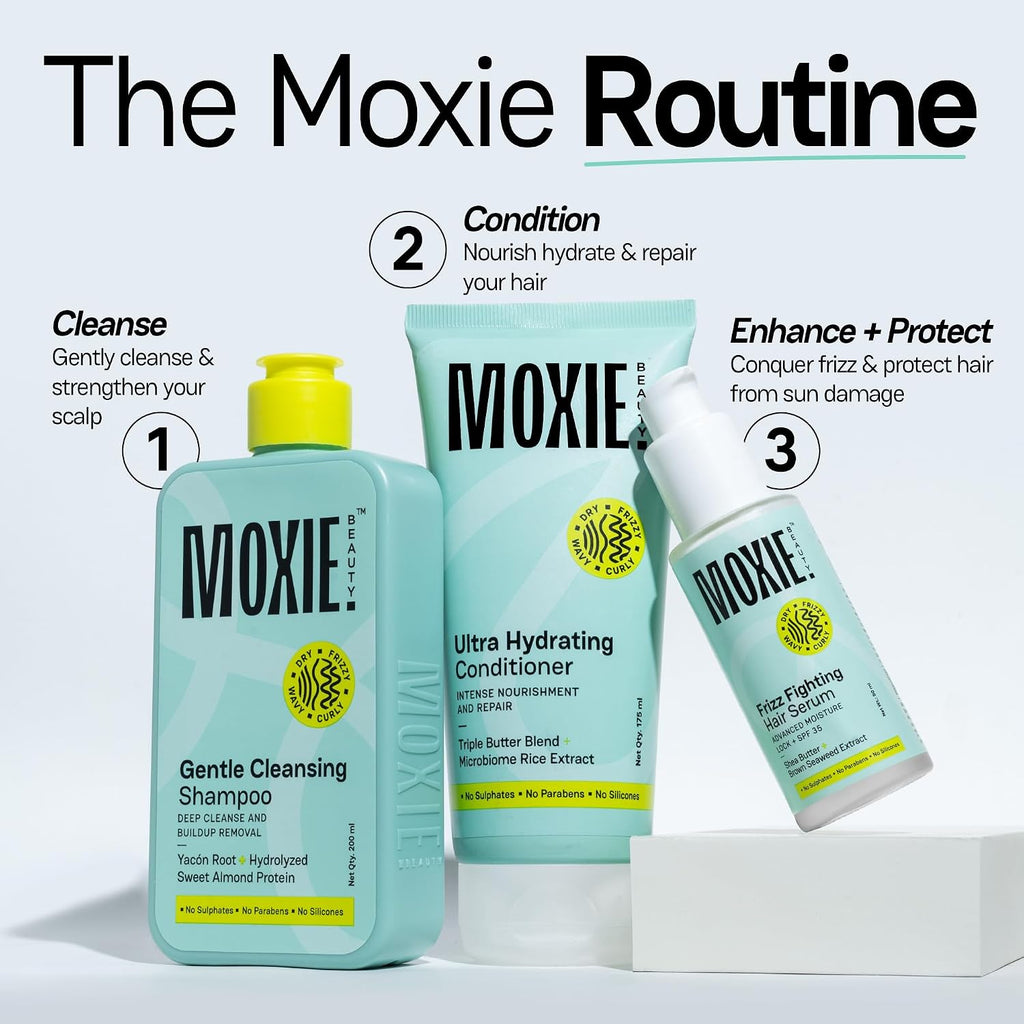 Moxie Beauty Frizz Fighting Hair Serum, SPF 35 Heat Protection | 50ml