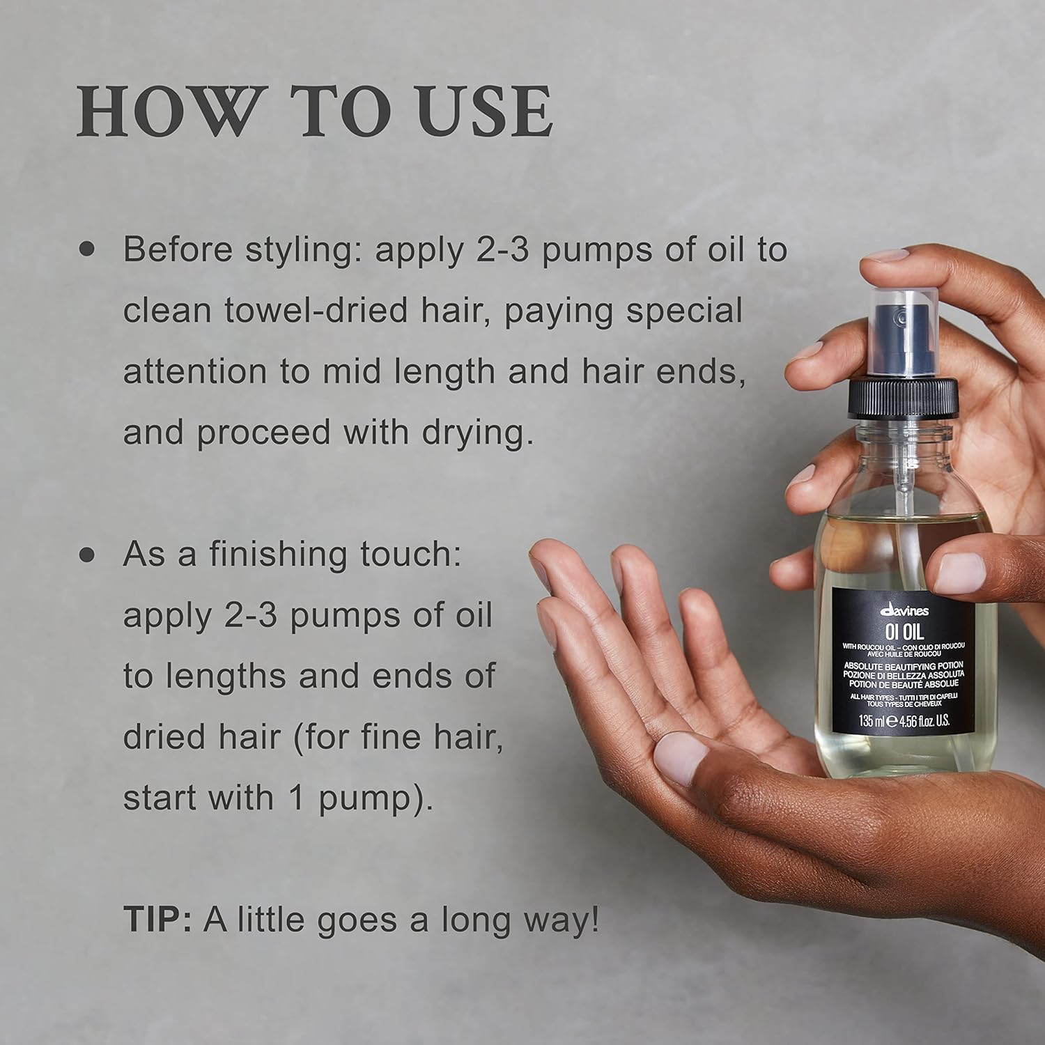 Davines OI Oil Travel Size, 1.69 fl. oz.